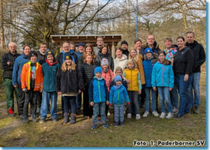 Gruppe vom Frühjahrsputz